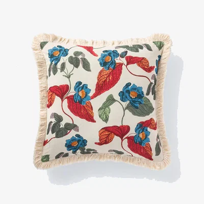 John Lewis John Lewis X Collagerie Jaipur Rose Cushion