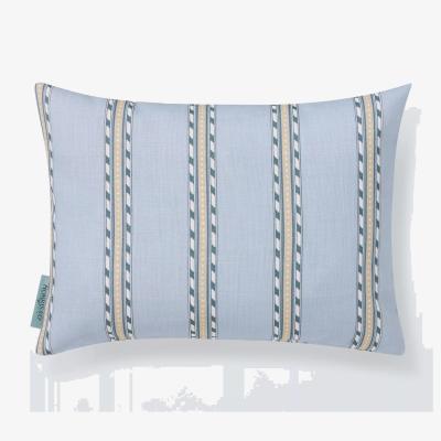 John Lewis Morris & Co. Holland Park Stripe Indoor/Outdoor Cushion, Blue