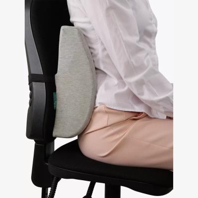 John Lewis Kally Sleep Lumbar Back Support Cushion, Grey, Medium/Firm