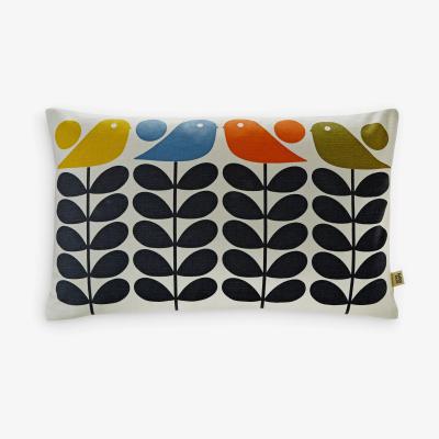 John Lewis Orla Kiely Early Bird Stem Rectangular Cushion, Multi