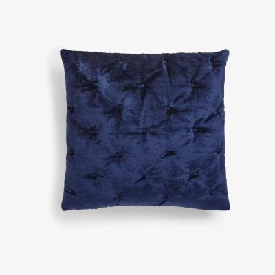 John Lewis John Lewis & Partners Velvet Buttoned Cushion