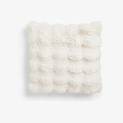John Lewis John Lewis Wave Faux Fur Cushion