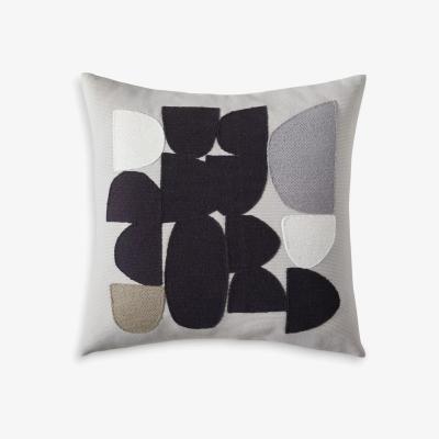 John Lewis west elm Brutalist Geo Cushion, Slate