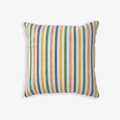 John Lewis John Lewis & Partners Beach Stripe Garden Cushion, 43 x 43cm, Multi
