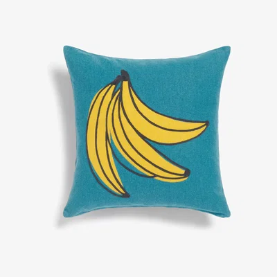 John Lewis ANYDAY John Lewis & Partners Banana Bunch Cushion, Fjord