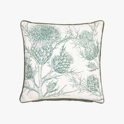 Knees Thistle Cushion - Olive