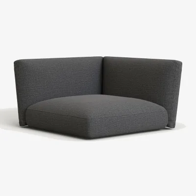 Kave Home Sorells cushion set for corner module in grey