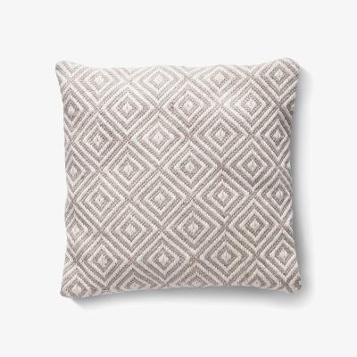 La Redoute Outdoor/Indoor Geometric Woven Cushion - 100% Recycled 45x45cm