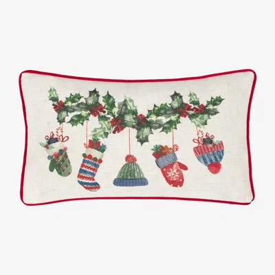 La Redoute Evans Lichfield Winter Warmers Piped Filled Cushion
