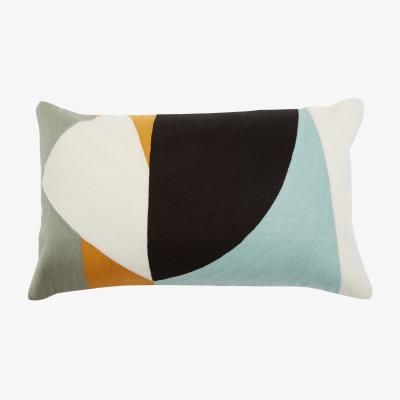 La Redoute Curve Design Multi Colour Filled Cushion 50x30cm