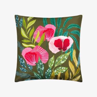 La Redoute House Of Bloom Poppy Outdoor Filled Cushion 43x43cm