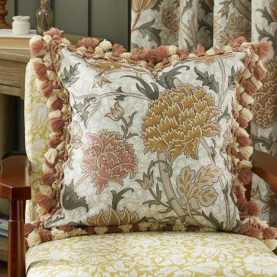 La Redoute Cray Tasselled Velvet Cushion