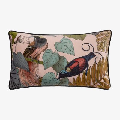 La Redoute Moriyo Piped Velvet Cushion