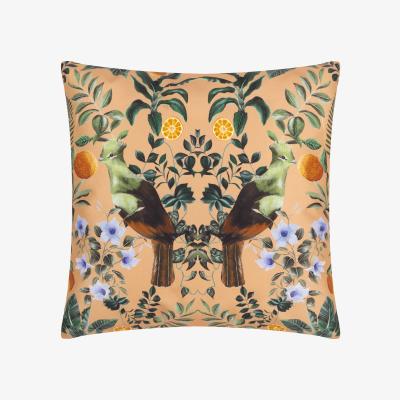 La Redoute Kali Mirrored Birds Outdoor Filled Cushion
