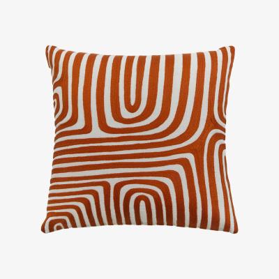 La Redoute Bosie Ozella Rust And White Cushion