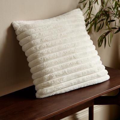 La Redoute Cosy Diamond Faux Fur 43x43cm Filled Cushion