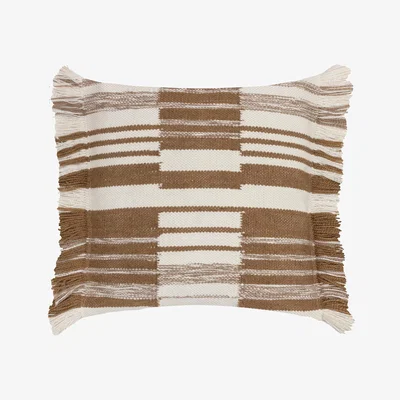 La Redoute Torode Fringed Cotton Filled Cushion