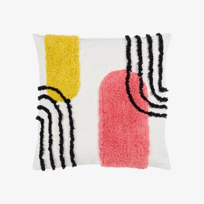 La Redoute Elmer Tufted Cotton Filled Cushion 45x45cm