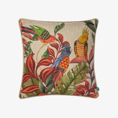 La Redoute Akamba Parrot Scene Cushion