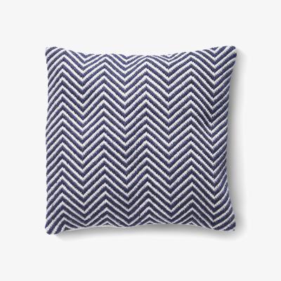 La Redoute Outdoor/Indoor Chevron Woven Cushion  - 100% Recycled 45x45cm