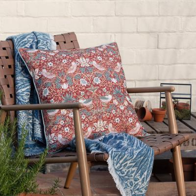 La Redoute Strawberry Thief Piped Indoor/Outdoor Cushion