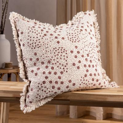 La Redoute Hara Woven Fringed Cushion