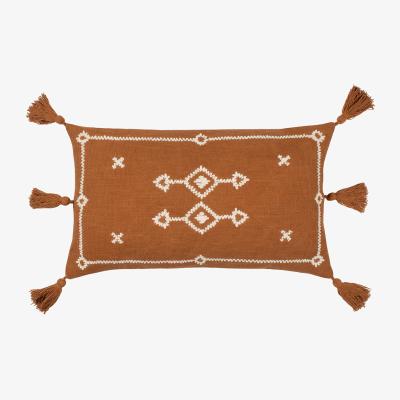 La Redoute Folis Tasselled Embroidered Cushion