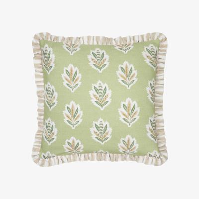 La Redoute Sessile Leaf Ruffled Feather Filled Cushion