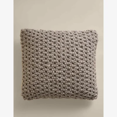 Marks & Spencer M&S Wool Rich Bobble Embellished Cushion Grey