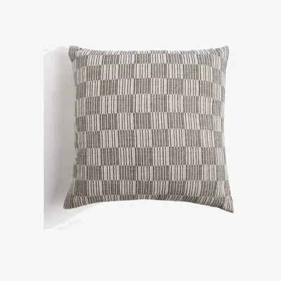 Marks & Spencer M&S Cotton Blend Geometric Woven Cushion - Green Mix, Green Mix