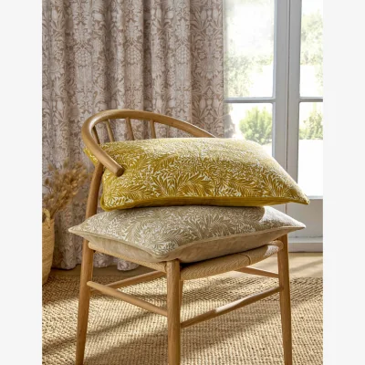 Marks & Spencer William Morris At Home Pure Cotton Larkspur Cushion Yellow