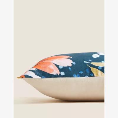 Marks & Spencer M&S Pure Cotton Happy Bolster Cushion - Navy Mix, Navy Mix