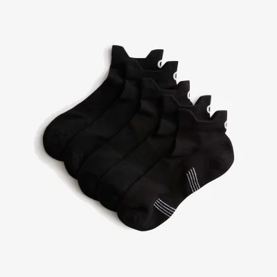 Marks & Spencer Goodmove 5 Pack Cool & Fresh™ Cushioned Trainer Liners™ Black