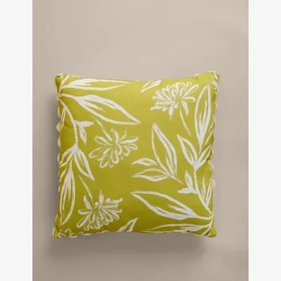 Marks & Spencer M&S 2 Pack Floral Outdoor Cushions Yellow Mix