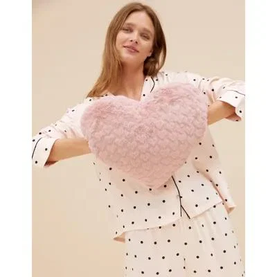 Marks & Spencer M&S The Love Muff Cushion - Pale Pink, Pale Pink