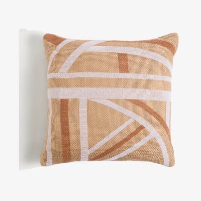 Marks & Spencer M&S Jute Embroidered Outdoor Cushion - Natural Mix, Natural Mix