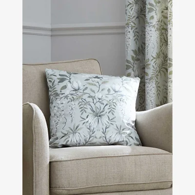 Marks & Spencer Laura Ashley Velvet Parterre Cushion Green Mix