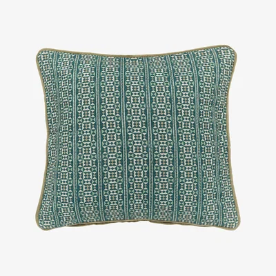 Marks & Spencer Bedeck of Belfast Azmi Geometric Square Cushion Teal Mix