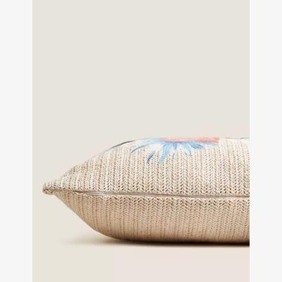 Marks & Spencer M&S  Embroidered Toucan Cushion - Multi, Multi