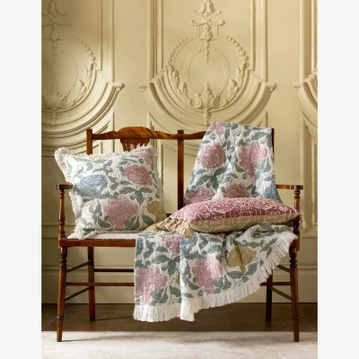 Marks & Spencer Historic Royal Palaces Pure Cotton Albert Jacquard Cushion Multi