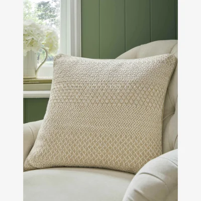 Marks & Spencer Laura Ashley Kempley Textured Velvet Cushion Natural Mix