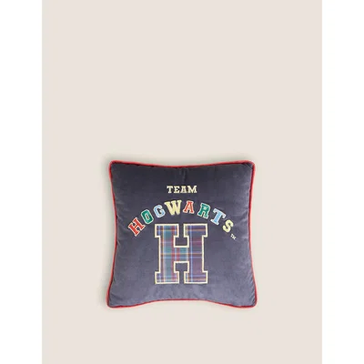 Marks & Spencer M&S Velvet Harry Potter™ Small Cushion - Navy, Navy