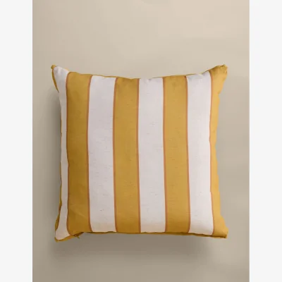 Marks & Spencer M&S Set of 2 Striped Outdoor Cushions Yellow Mix