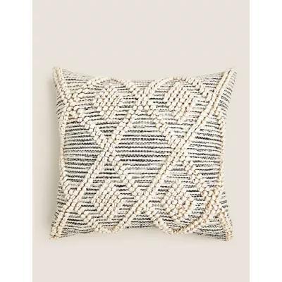 Marks & Spencer M&S Tufted Diamond Cushion - Natural Mix, Natural Mix