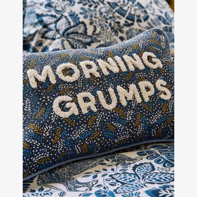 Marks & Spencer Scion Pure Cotton Rumble In The Jungle Cushion - Denim, Denim