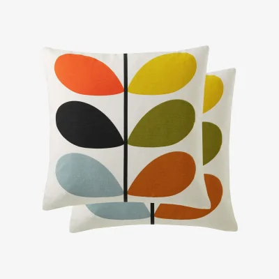 Marks & Spencer Orla Kiely Pure Cotton Multi Stem Cushion Multi
