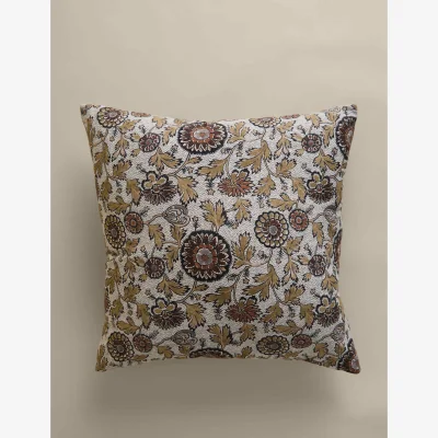 Marks & Spencer M&S Cotton Rich Floral Cushion Natural Mix