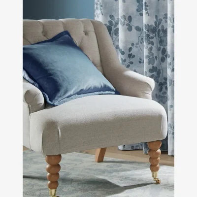 Marks & Spencer Laura Ashley Velvet Hanya Cushion Dark Blue