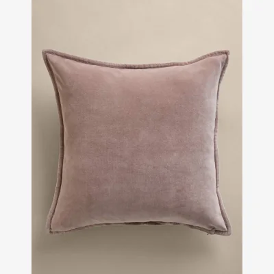 Marks & Spencer M&S Pure Cotton Velvet Cushion Putty