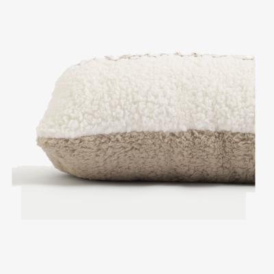 Marks & Spencer M&S Borg Fleece Warmth Pocket Bolster Cushion - Cream Mix, Cream Mix